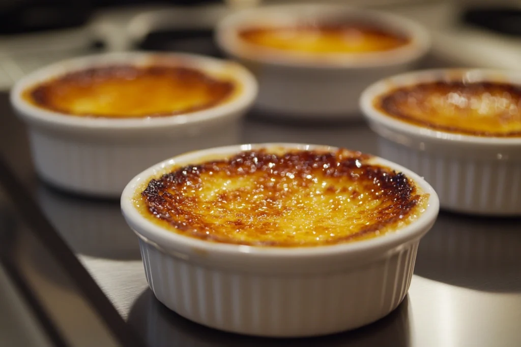What's the difference between crème brûlée and custard?