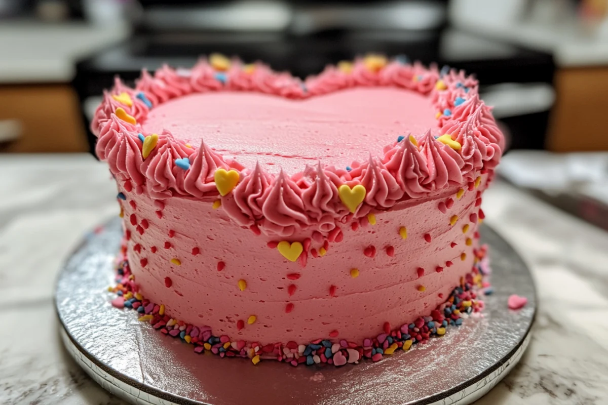 heart cake