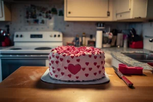 heart cake