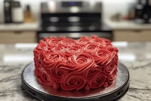 Are heart-shaped cakes trending?