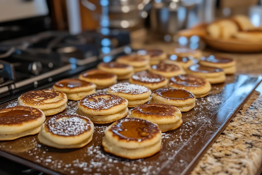 mini pancakes
