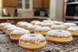 What are powdered donuts made of?