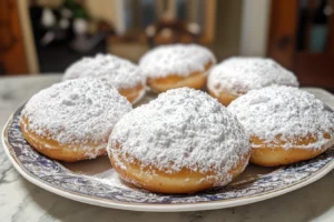 What are powdered donuts made of?