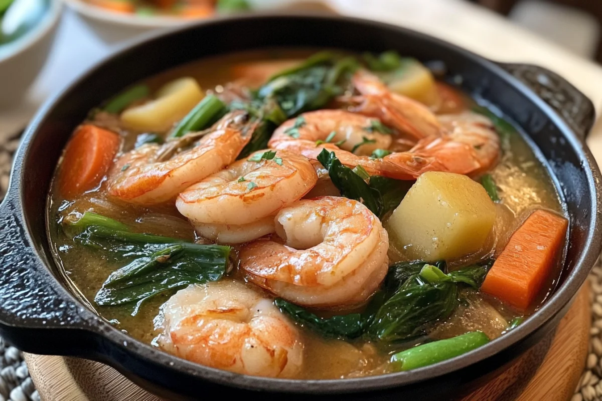 How to cook sinigang step by step brainly?