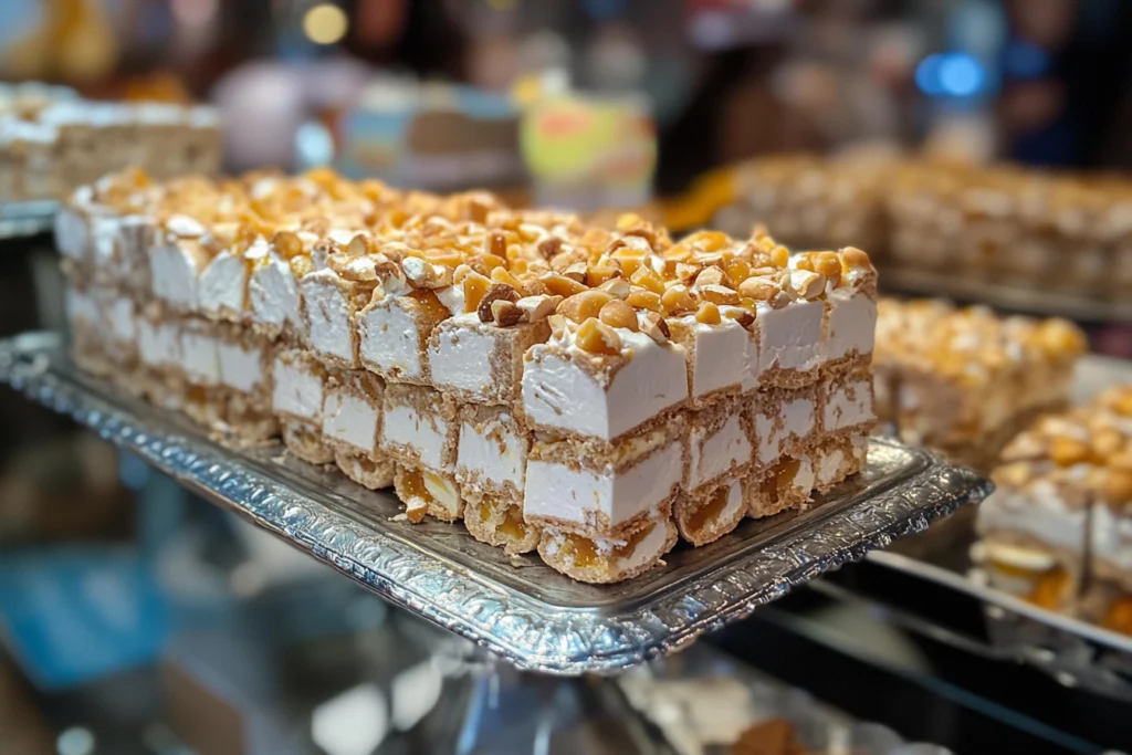 What is turrón in Mexico pink?