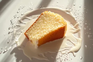 Is milk or water better for pound cake?