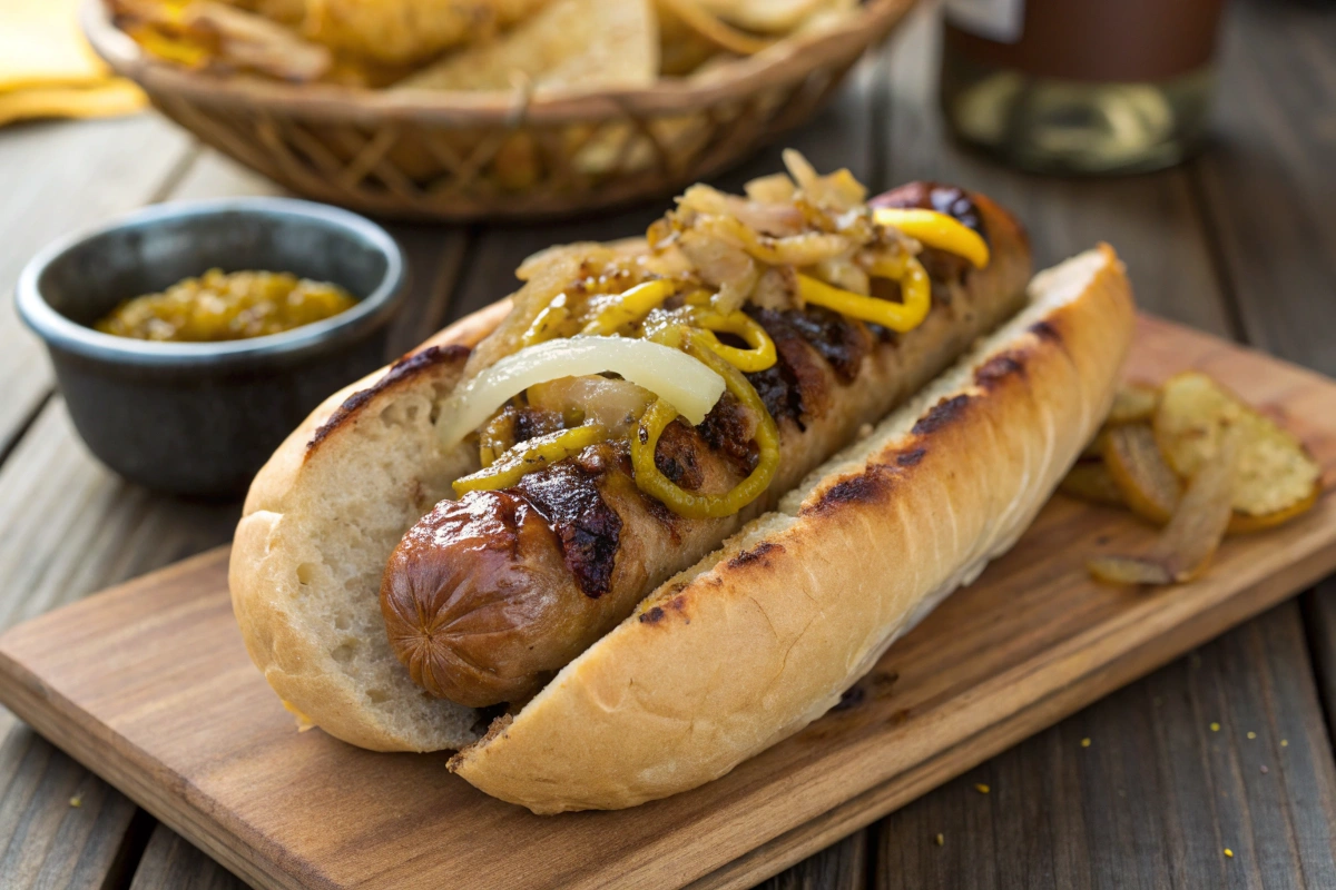 Brat Hot Dog