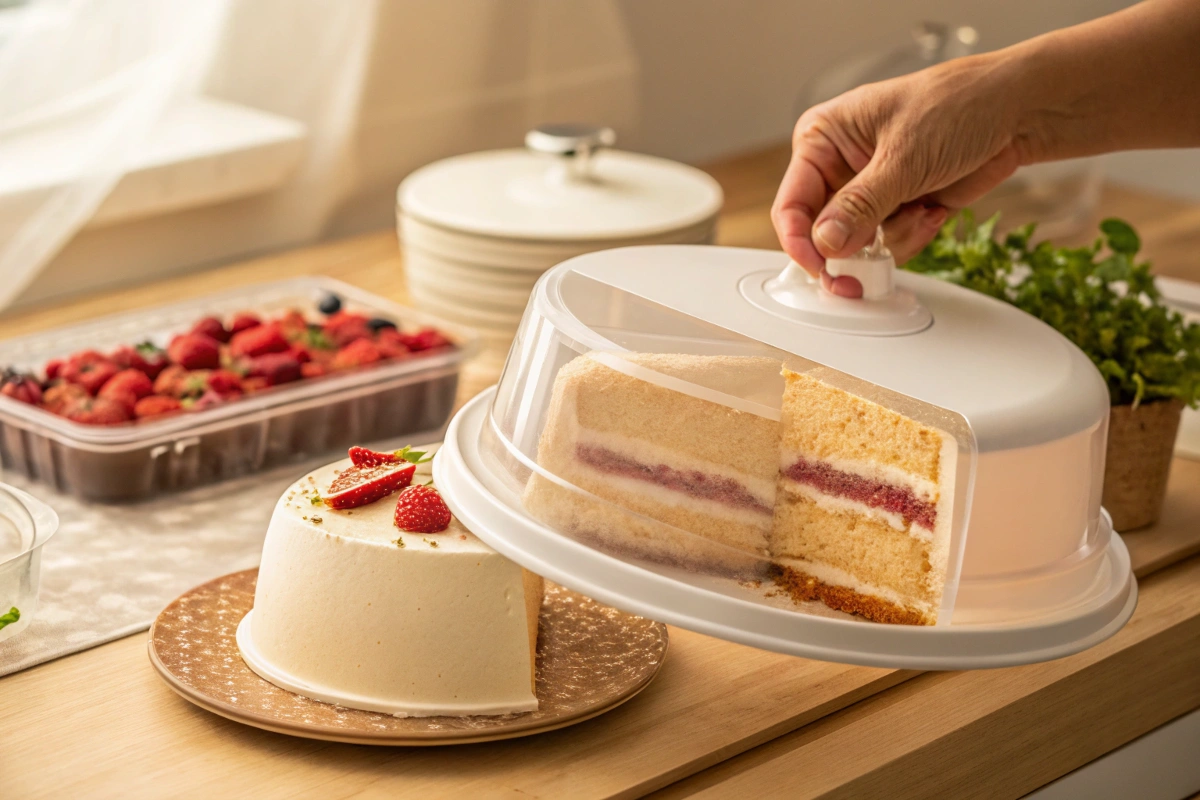 What is the best way to store a cake?