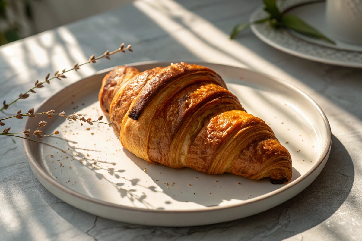 What is the best way to toast a croissant?