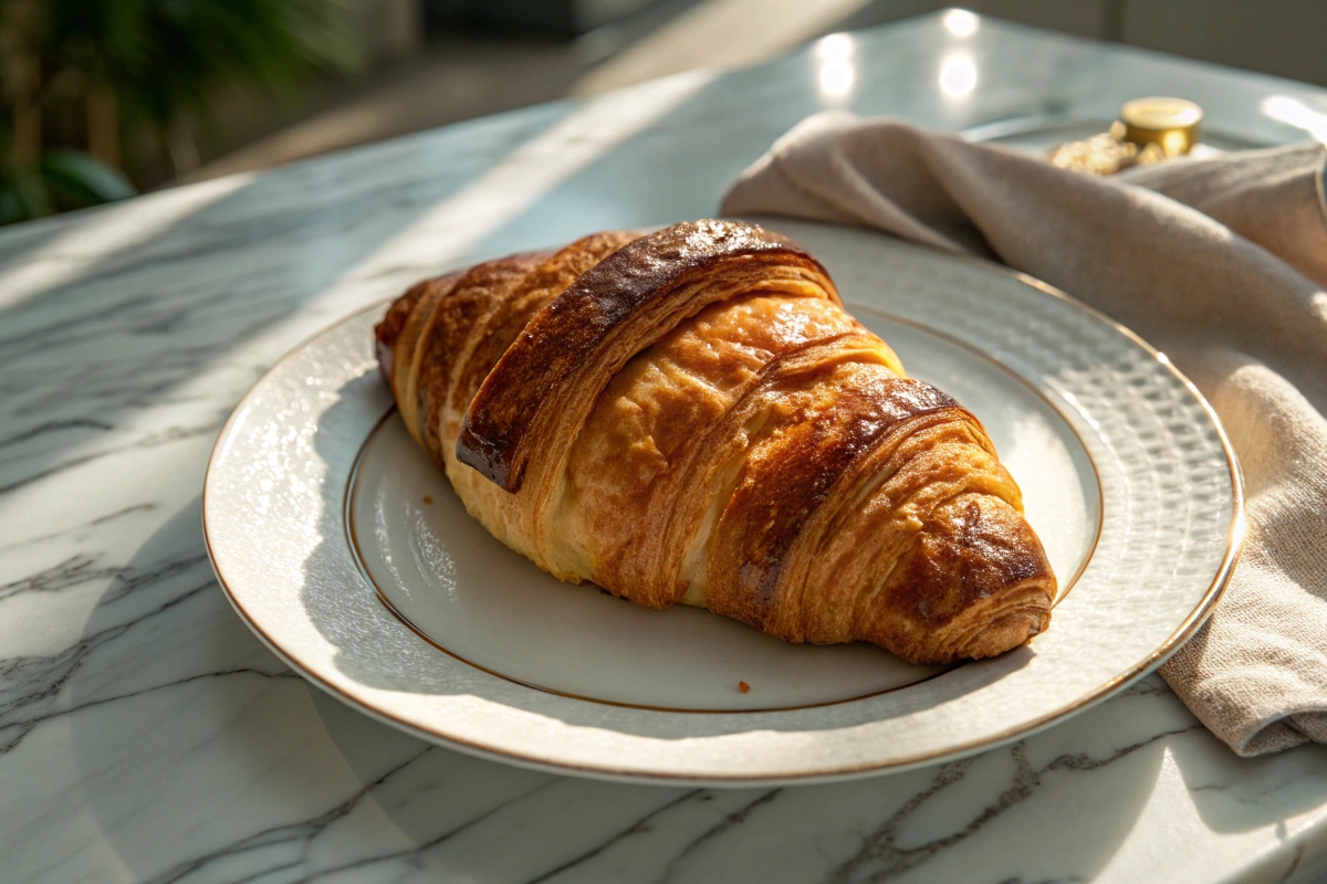 What is the best way to toast a croissant?