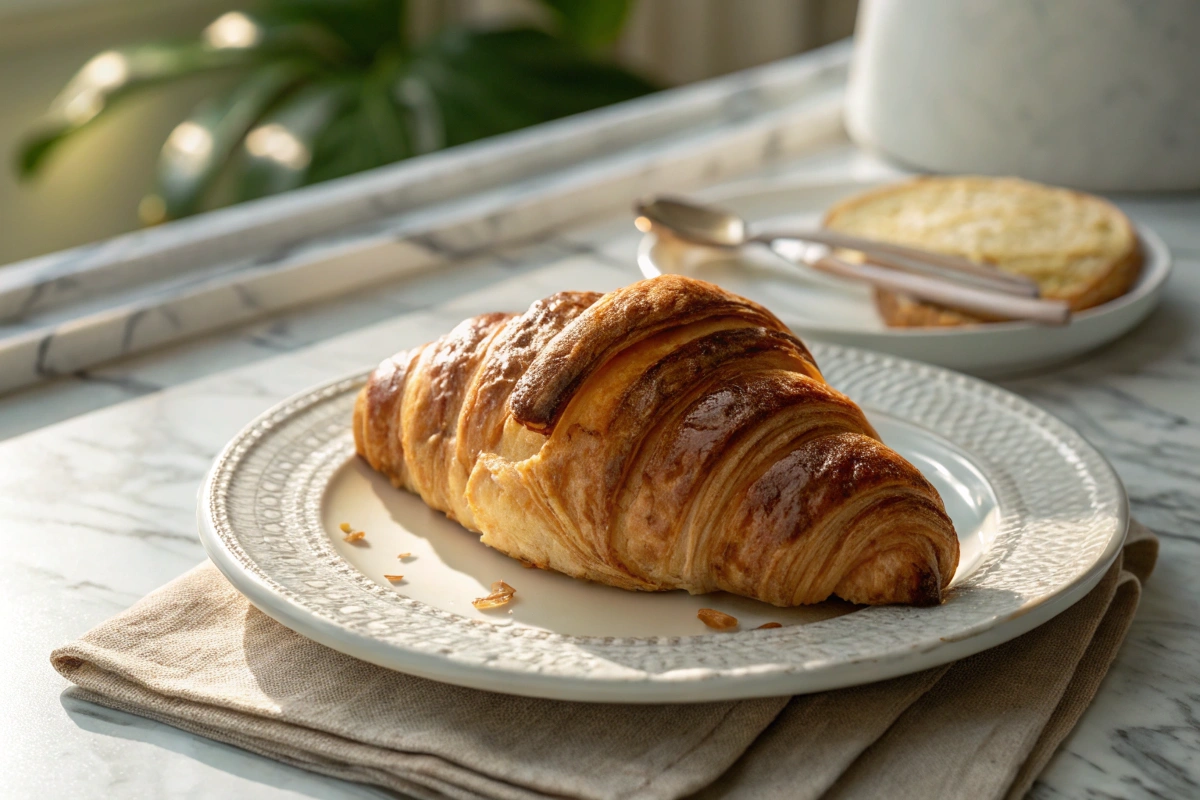 What is the best way to toast a croissant?