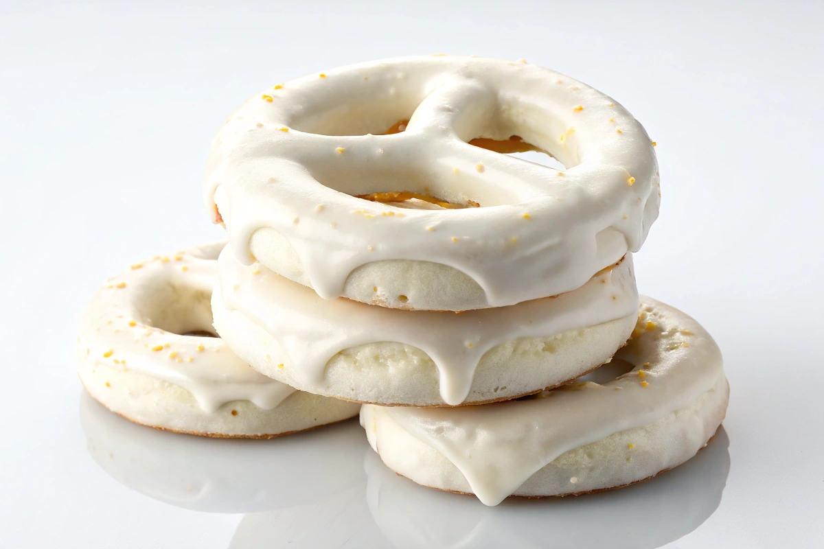 What is the coating on yogurt-covered pretzels?